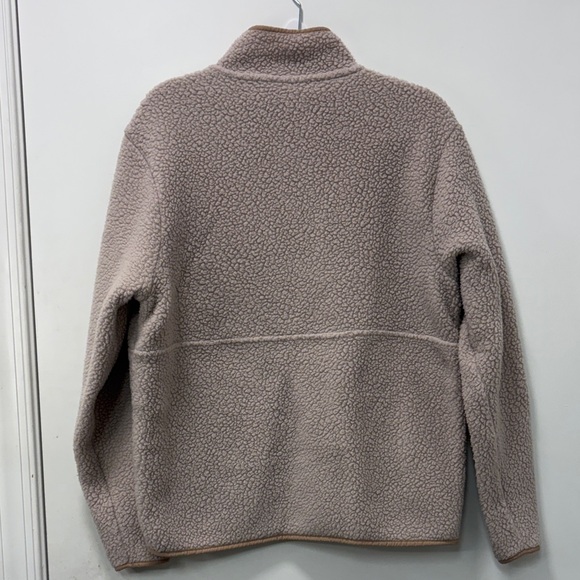 PATAGONIA WOMENS RETRO PILE FLEECE MARSUPIAL-SHROOM TAUPE! - Picture 4 of 10